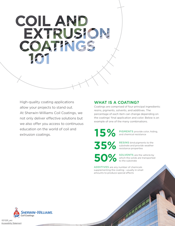 Sherwin-Williams Coil and Extrusion Coatings 101